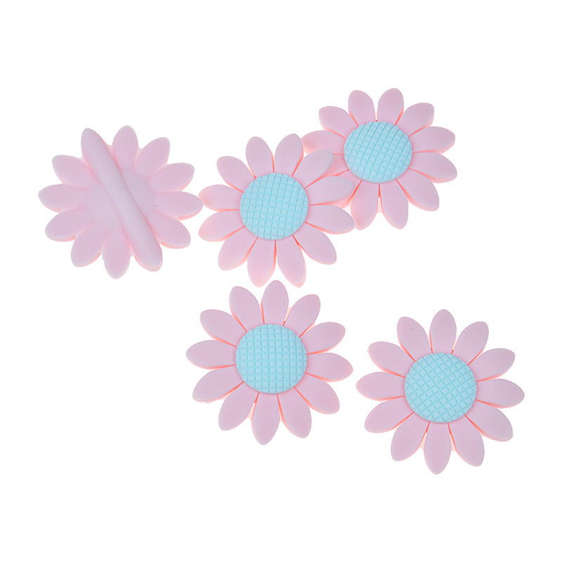 Wholesale 20PCS Silicone Sunflower Beads